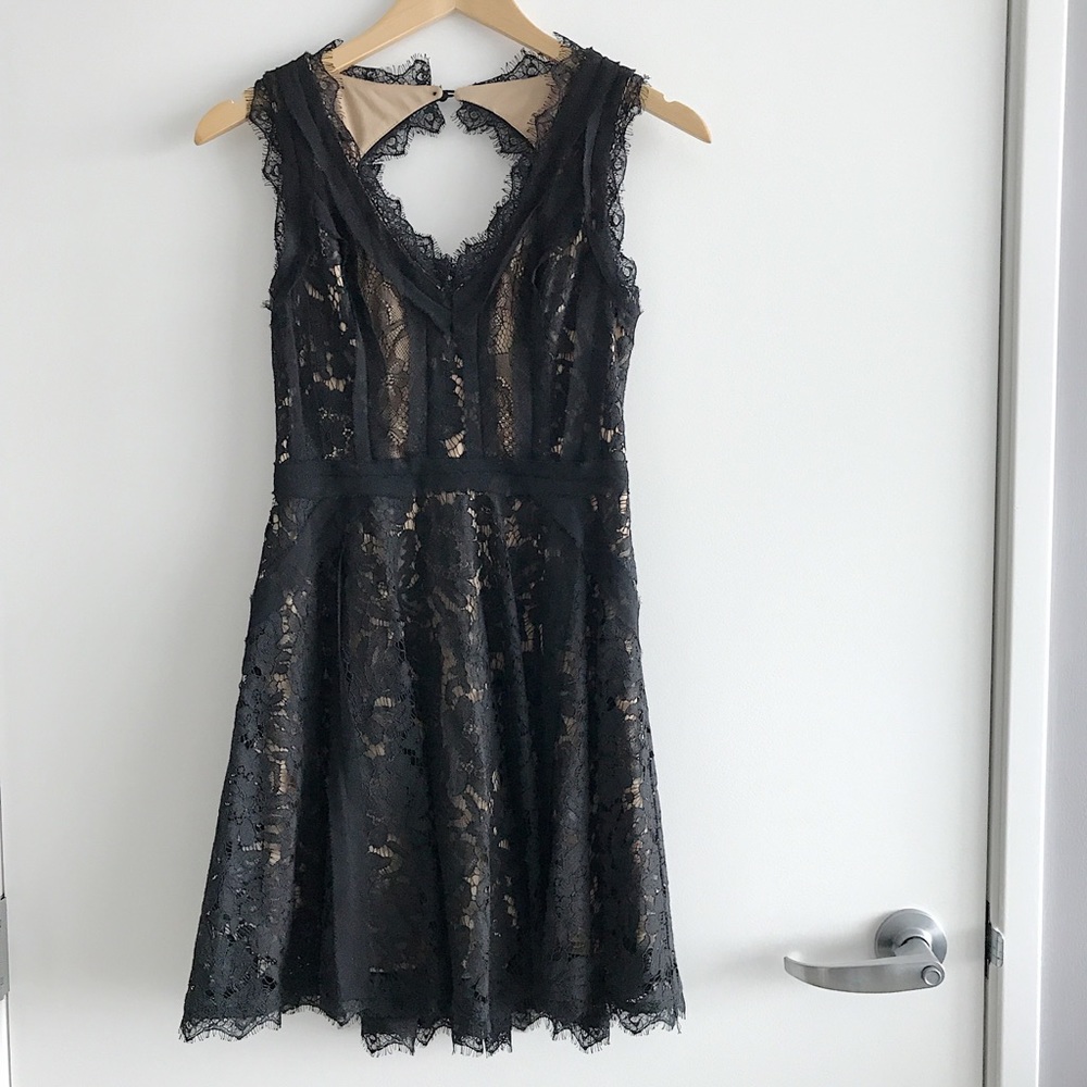 Heartloom Black & Nude Lacy Flare Special Occasion - Picture 3 of 8